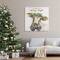Stupell Industries Merry & Bright Holiday Cattle Canvas Wall Art